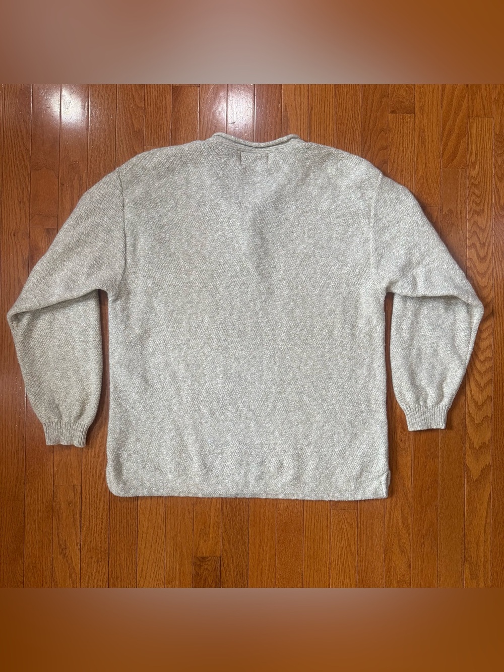 Vintage The Territory Ahead Men’s Large Henley Sweater Rollneck Wool Silk USA - Picture 4 of 8